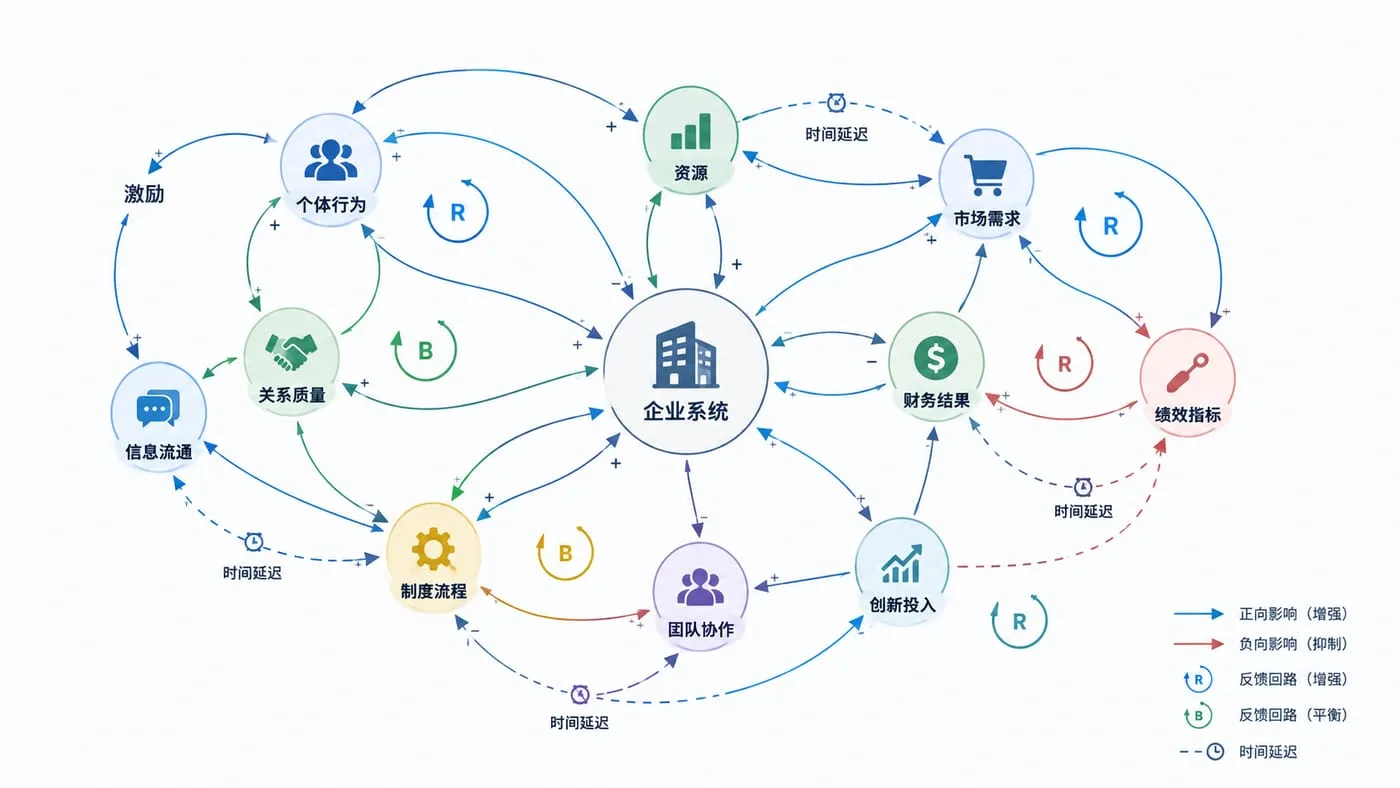 系统动力学因果回路图